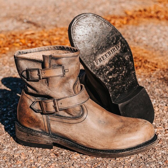 Freebird by Steven Charles Boot in Stone Size 10 NIB - Picture 1 of 6